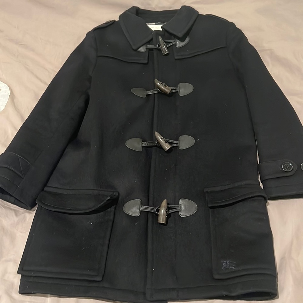 Burberry coat with detachable hood , size 10